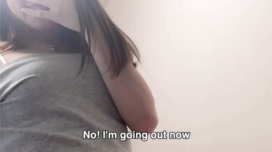 素人女子大生イラマチオ 「涙を流しながら喉奥を咥える色白美少女に無許可口内射精！English subtitles