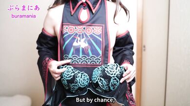 Full view from the side Almost naked Jiangshi introduces no bra no panties change clothes u