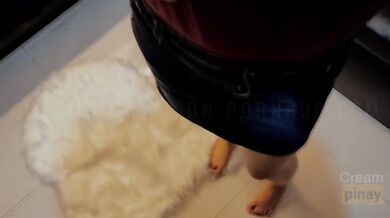Yugyugan Muna Bago Change Oil - Hot Pinay Creampie