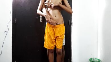 wife fucked with another guy while husband away රූම් බෝයි කෙනෙක් එක්ක