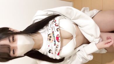 [Japanese amateur girl] I gave a deep blowjob with a sexy dildo (POV/big tits/beautiful/asian