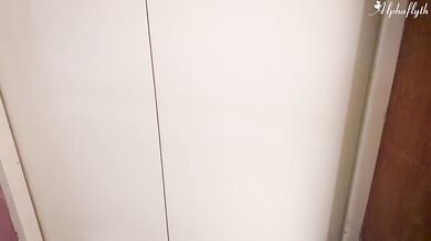 Girl masturbation public toilet