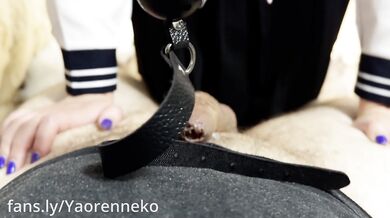 Uniforms, rope and blowjob