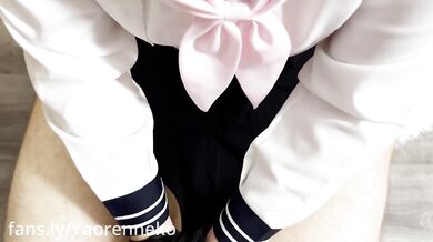 Uniforms, rope and blowjob
