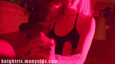 Blonde stepsister| glasses | stockings | cute | petite | amateur | blowjob | cumshot