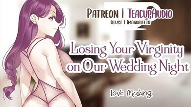 Losing Our Virginities on Our Wedding Night (F4M)
