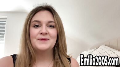 18yo BBW TEEN FUCKS HERSELF with SQUIRT!! for the first time! Pierced Nipples Horny slavegirl