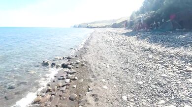 POV passionate romantic sex with your beloved on the beach