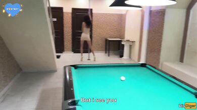 Called a prostitute to the sauna and the ex-wife arrived - Anal and Swallowing Cum