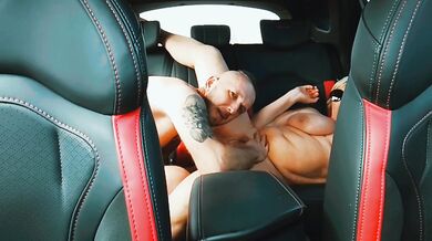 We're driving naked in a car with our stepmother.