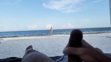 Beach Perv Gets A Taste Of His Own Medicine