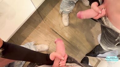 F#CK CAUGHT Teen gets fucked in public dressing room