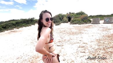 PornVlog - outdoor sex on a Brazilian beach - Amateur
