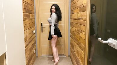 Hot Milf Striptease In Sauna