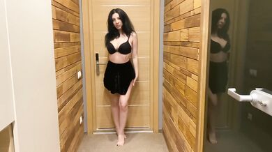 Hot Milf Striptease In Sauna