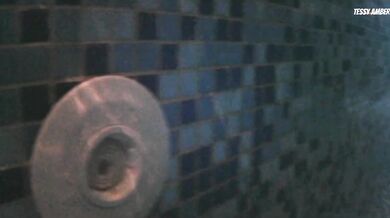 Cheating WIFE Seduces Husband's Friend in the HOTEL POOL and SAUNA