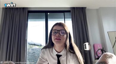 Cute Student Loves to Handle Her Teacher's Cock
