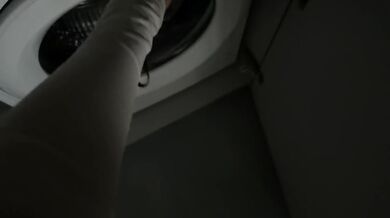 You're watching your girlfriend cleaning