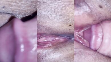 Very close stick and wet slow fuck sticky Asian pussy with ASMR sounds