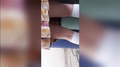 I find my schoolgirl stepdaughter alone at home washing her panties, perverted stepfather,