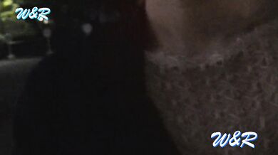 【個人撮影】可愛い彼女のエロな夜散歩は密かな楽しみCute girlfriend`s hot walk at night