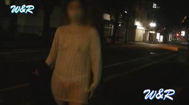 【個人撮影】可愛い彼女のエロな夜散歩は密かな楽しみCute girlfriend`s hot walk at night