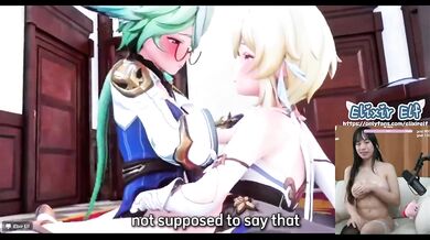 LIVESTREAM fail. I got stripped while we watched futa hentai