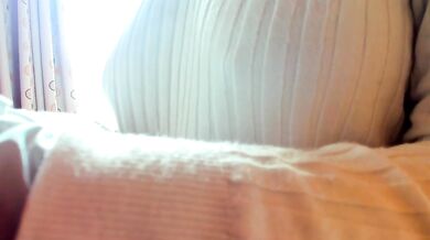 A busty Japanese woman who likes to masturbate her nipples through see-through tops.