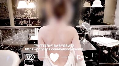 Babyssww | Happy Bath with Me (Cum in mouth) คาอ่าง แตกปากเต็มๆ