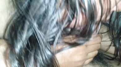 Mulut mungil pacarku membuat aku cum 2 kali