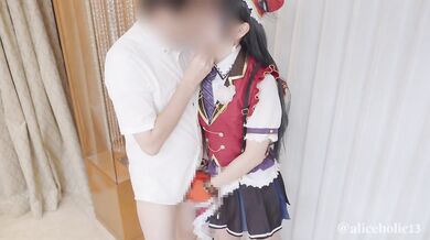【Aliceholic13】えっちにどハマりしたコスプレイヤーとの快楽イチャラブ記録【個人撮影】Japanese Cosplayer School idol cumshot【ありすほりっく】
