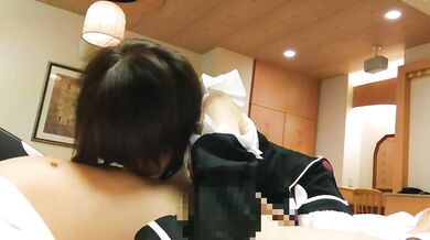 Doing pleasant things with the erotic maid (Rem) and ejaculating in the vagina Cosplay Amateur POV
