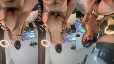 POV behind the scenes web cam model