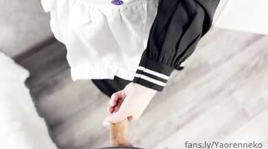 lube, footjob and handjob, what else would your maid do?