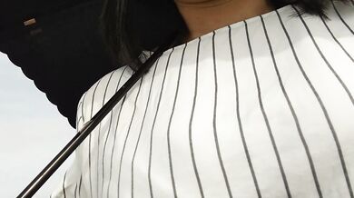 Nipple exposure outdoors. Excited by nipple masturbation, she immediately has a clitoris orgasm.