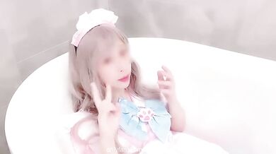 Proactively serving the adorable mistress as a maid.