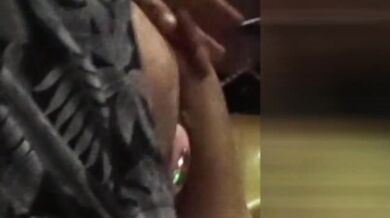 Masochistic woman's anal training