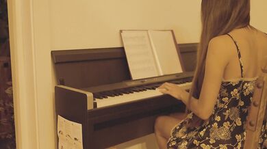 Roomie Fucks Me After Playing The Piano