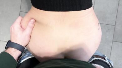 Asian Slut Swallows Cum at Walmart