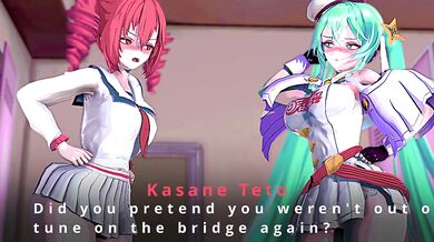 Kasane Teto vs. Hatsune Miku, who will get your love and your body?