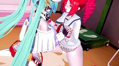 Kasane Teto vs. Hatsune Miku, who will get your love and your body?