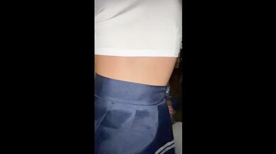 I put on a schoolgirl costume for him so that he would fuck me hard from behind