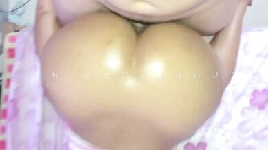 Big Ass Pinay Namasko Kay Ninong Naputukan Tuloy sa Loob