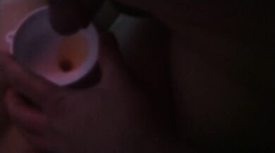 Piss gets funneled in my tunnel after getting fucked into a cum drunc koma