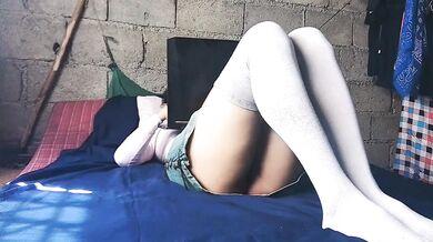Actually Pissing My Bed During Busy On my Online Working Job