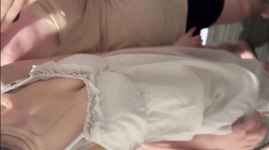 Japanese big tits J◯ After tennis practice I call J◯ home and enjoy sweaty blowjob、Creampie　homemade