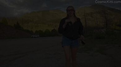 Tits out in Desert… Nude Travel Vlog!! w Masturbating