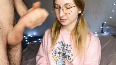 My girlfriend is a cum slut! Her tight pussy fucked hard - a week of abstinence