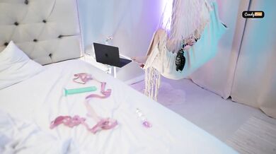 GOONER PRINCESS: edging until Cum bomb explodes ahegao rough fuck & masturbation POV - Candy Love