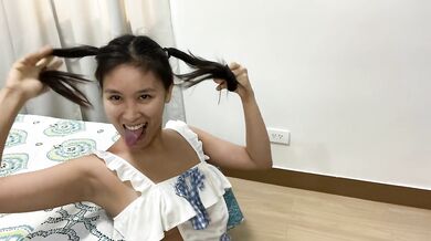 Japanese school girl slut throat anal fuck